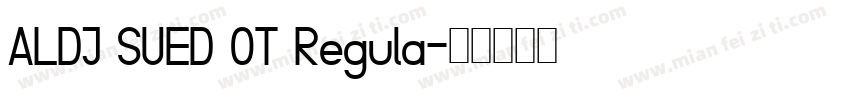 ALDI SUED OT Regula字体转换